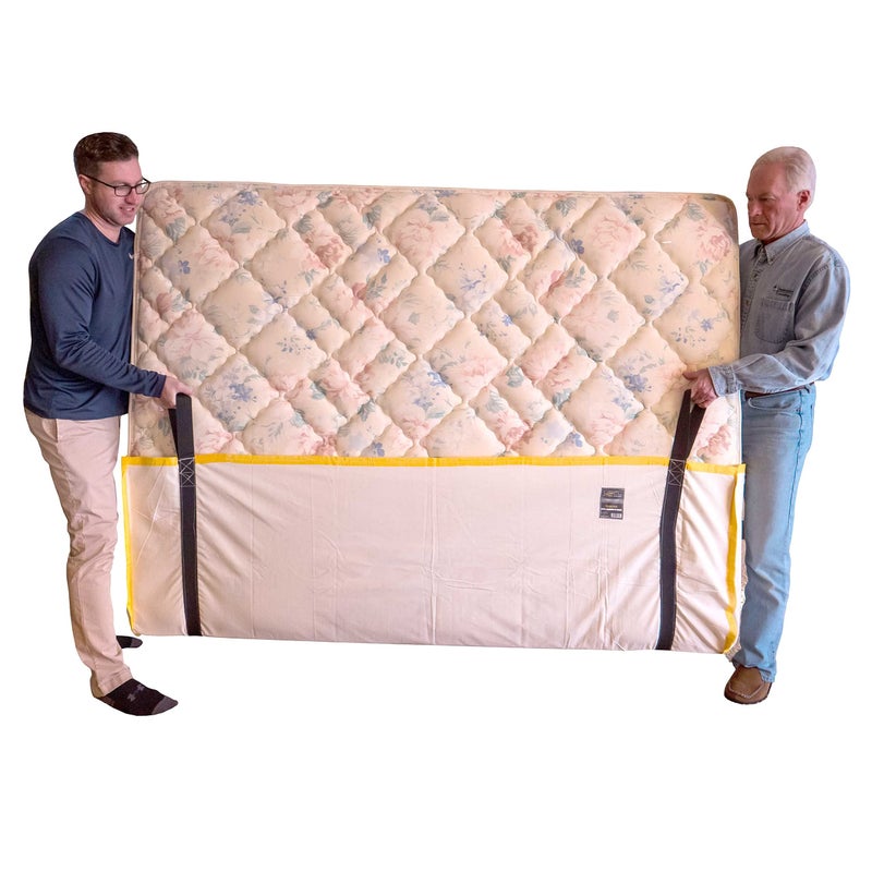 US Cargo Control Heavy Duty Canvas Mattress Carrier with Handles - 78 Inch Width - 13 Inch Depth - 24 Inch Height - Moving Supplies - Fits Twin, Full, Queen, King Mattress Sizes - 3 Pounds - Image 1